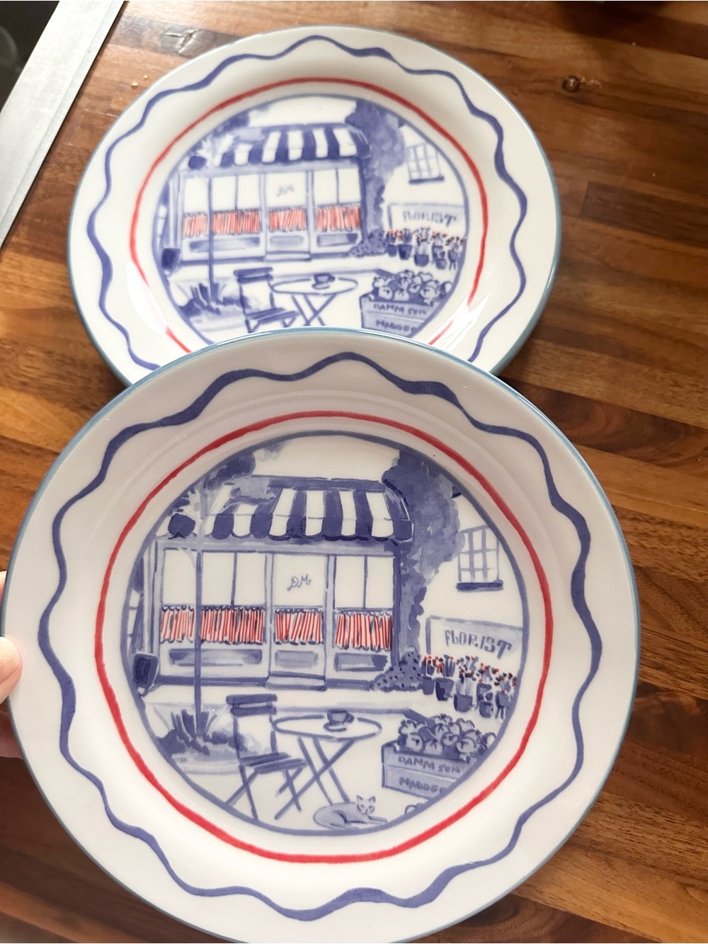 NEW unused Damson Madder Anthropologie plates
